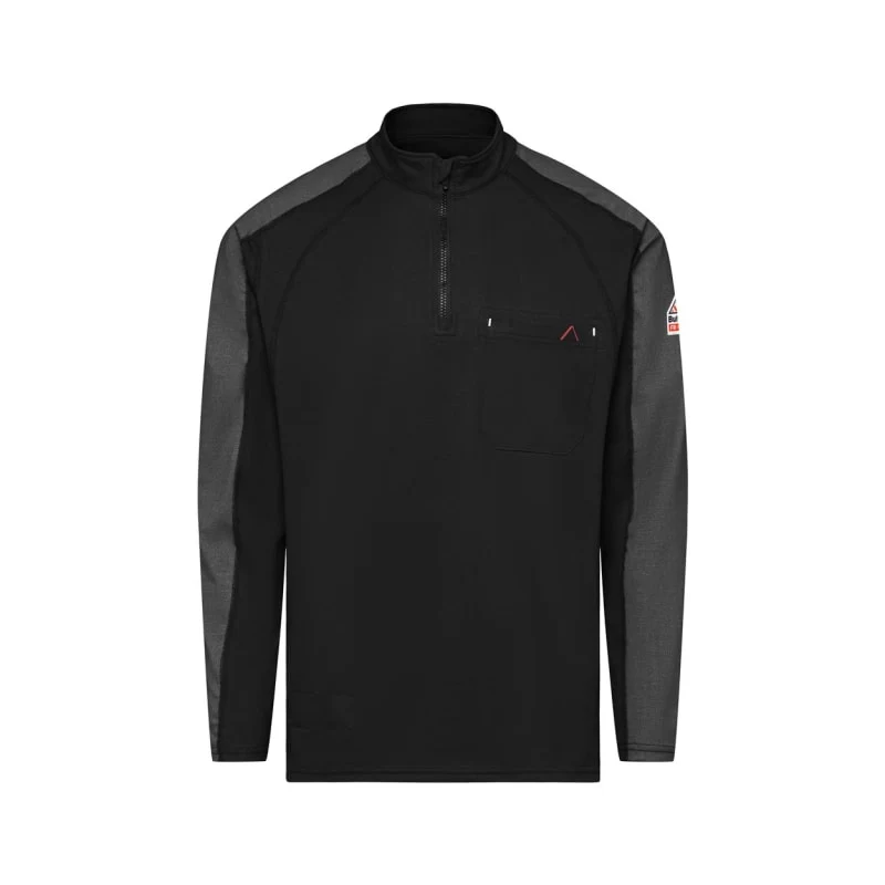 Bulwark Men's Flex Knit Quarter-Zip Pullover - STZ2 1