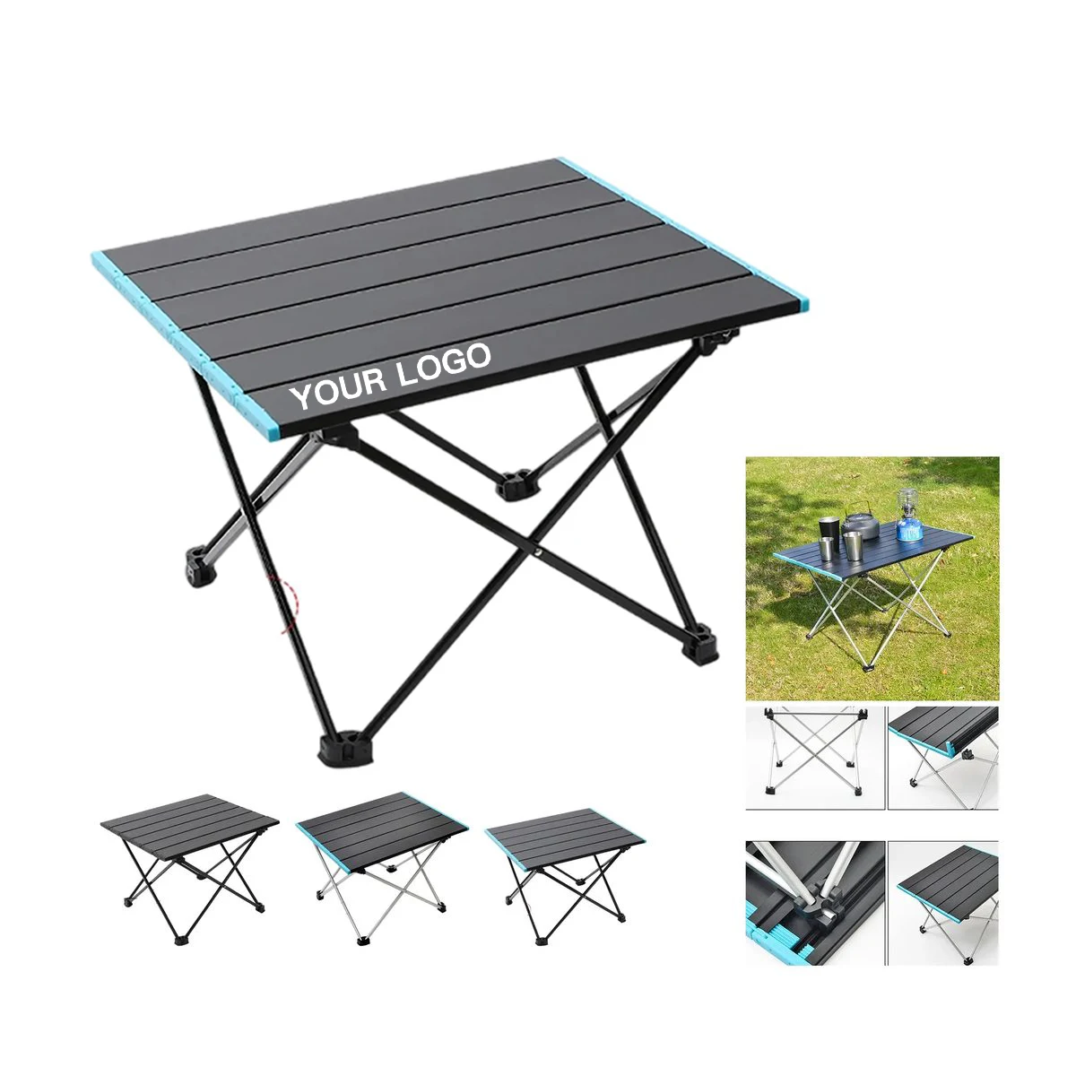 Customizable Aluminum Folding Table for Camping and Picnics 1