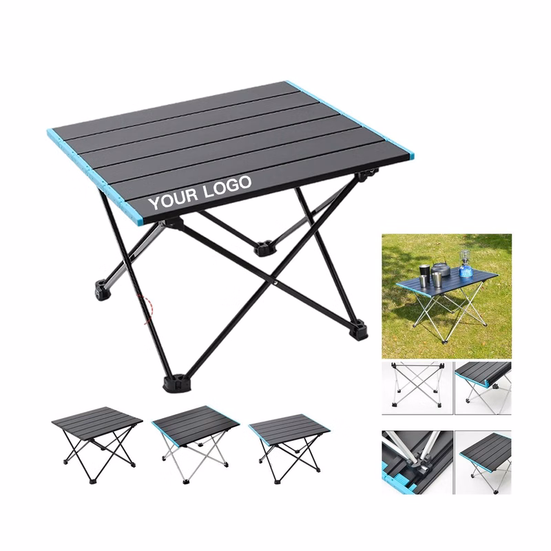 Customizable Aluminum Folding Table for Camping and Picnics