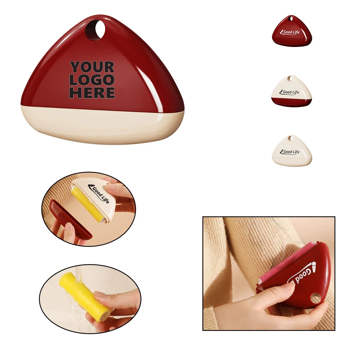 Washable Portable Roller Brush For Removing Hair From Clothes 1