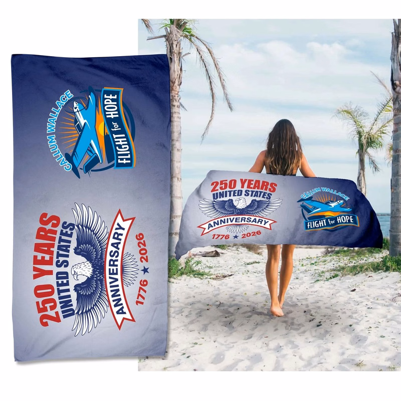Patriotic Beach Towel