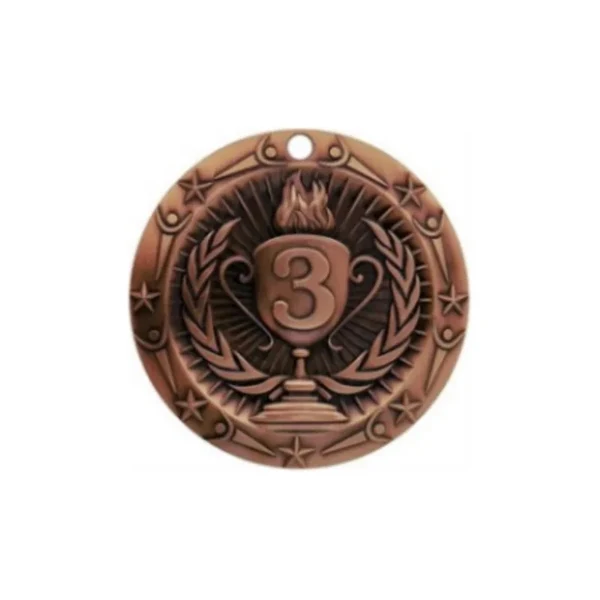 Custom 3 Hybrid Sports & Academic Medal — Scholar Athlete Excellence Recognition 1