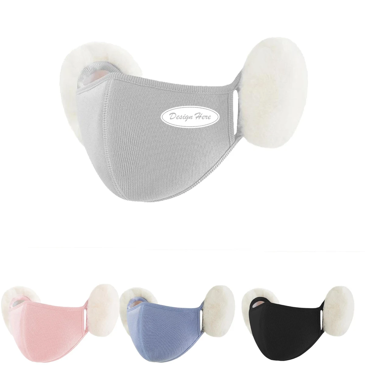 Insulated Windproof Mask with Cozy Fleece Ear Covers 1