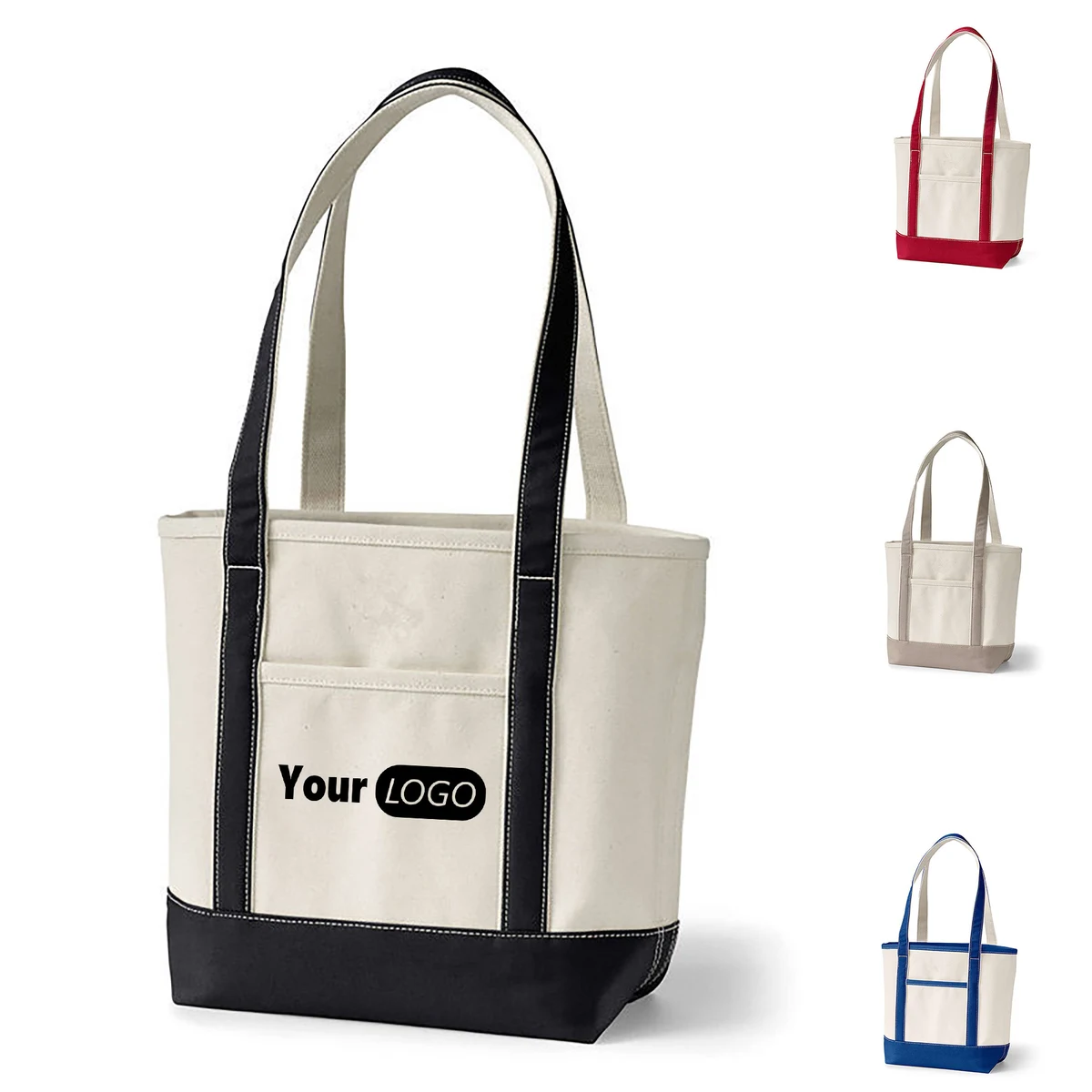 Canvas Zipper Handbag 1