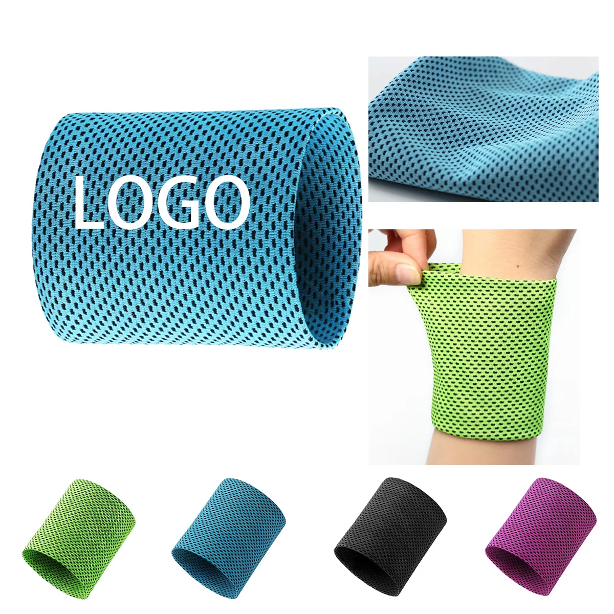 Cool & Comfortable Ice Silk Wristband 1
