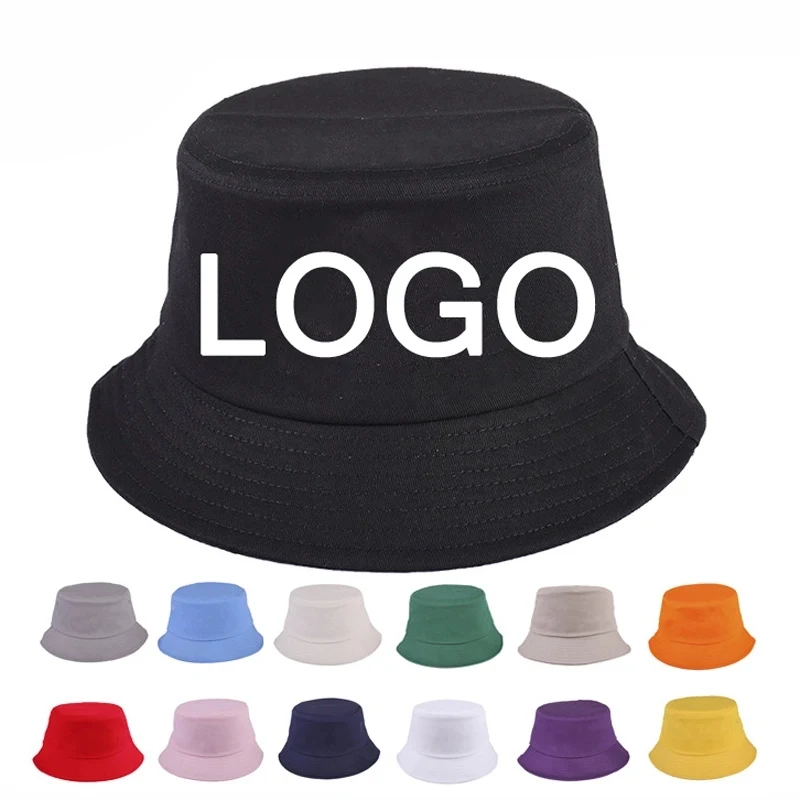 Custom Outdoor Cotton Bucket Hat & Promo Travel Fishing Cap 1