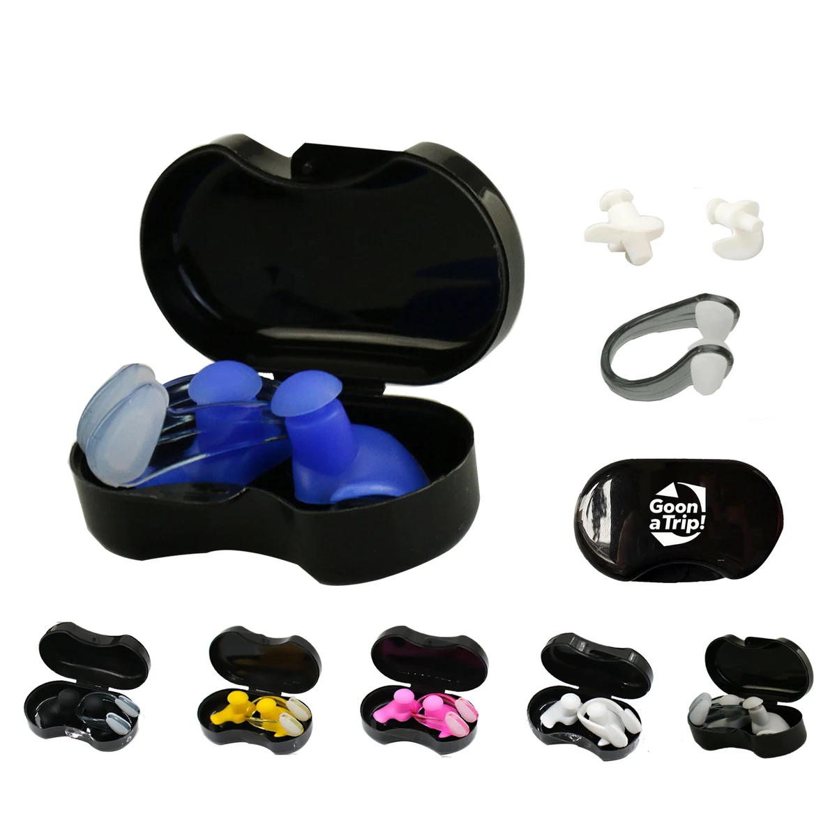 Silicone Earplugs W/Nose Clip Suit 1