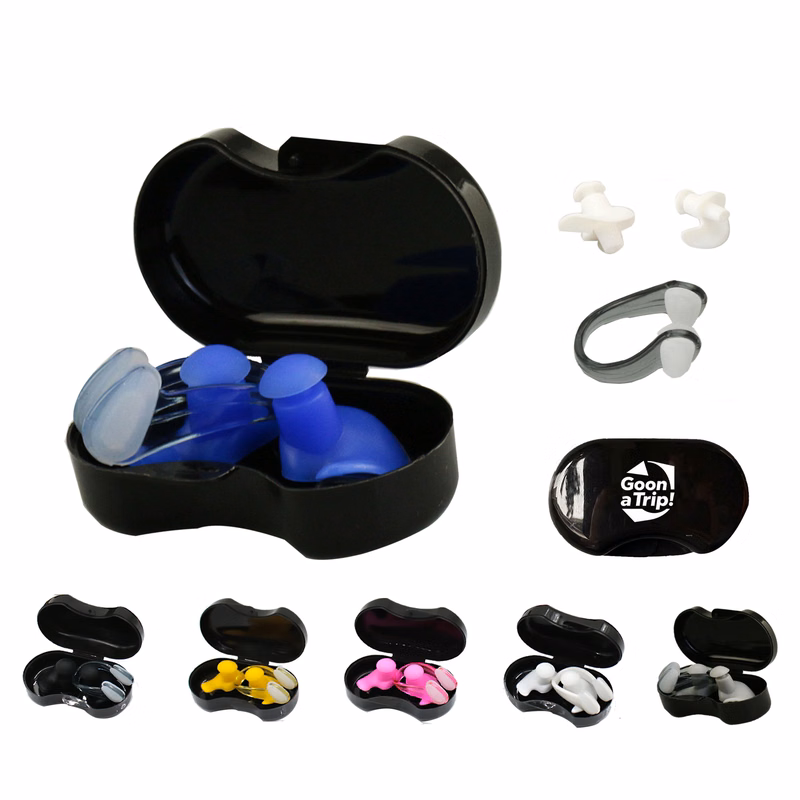 Silicone Earplugs W/Nose Clip Suit