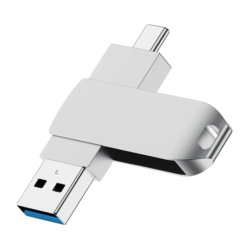 Type-c computer dual-purpose U disk, rotating large capacity; 128GB memory 1