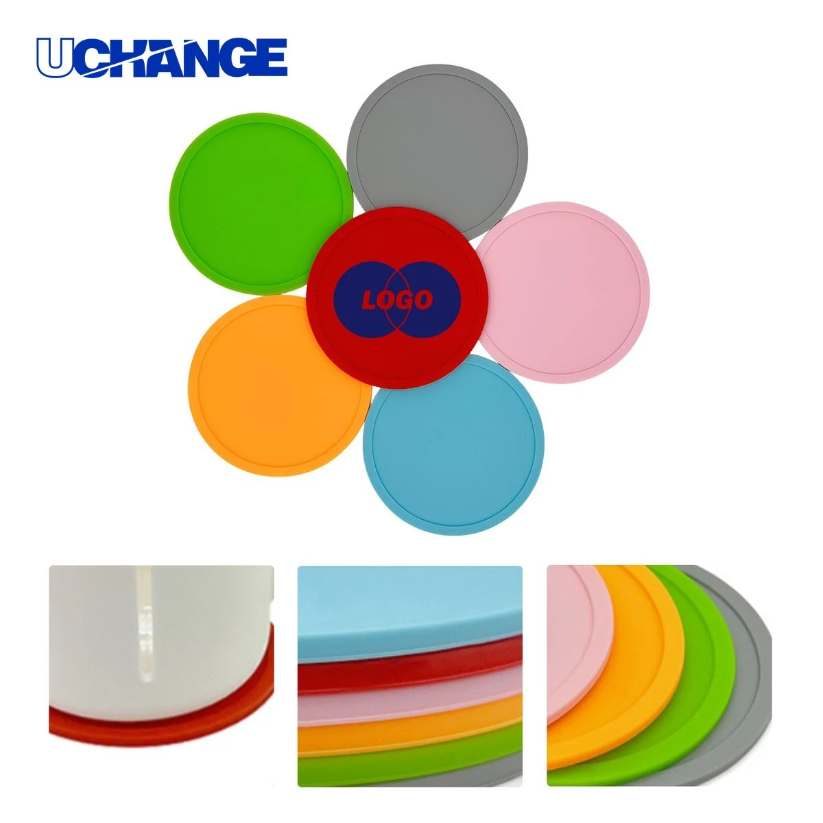 Silicone Waterproof Coaster Mat with Custom Logo 1