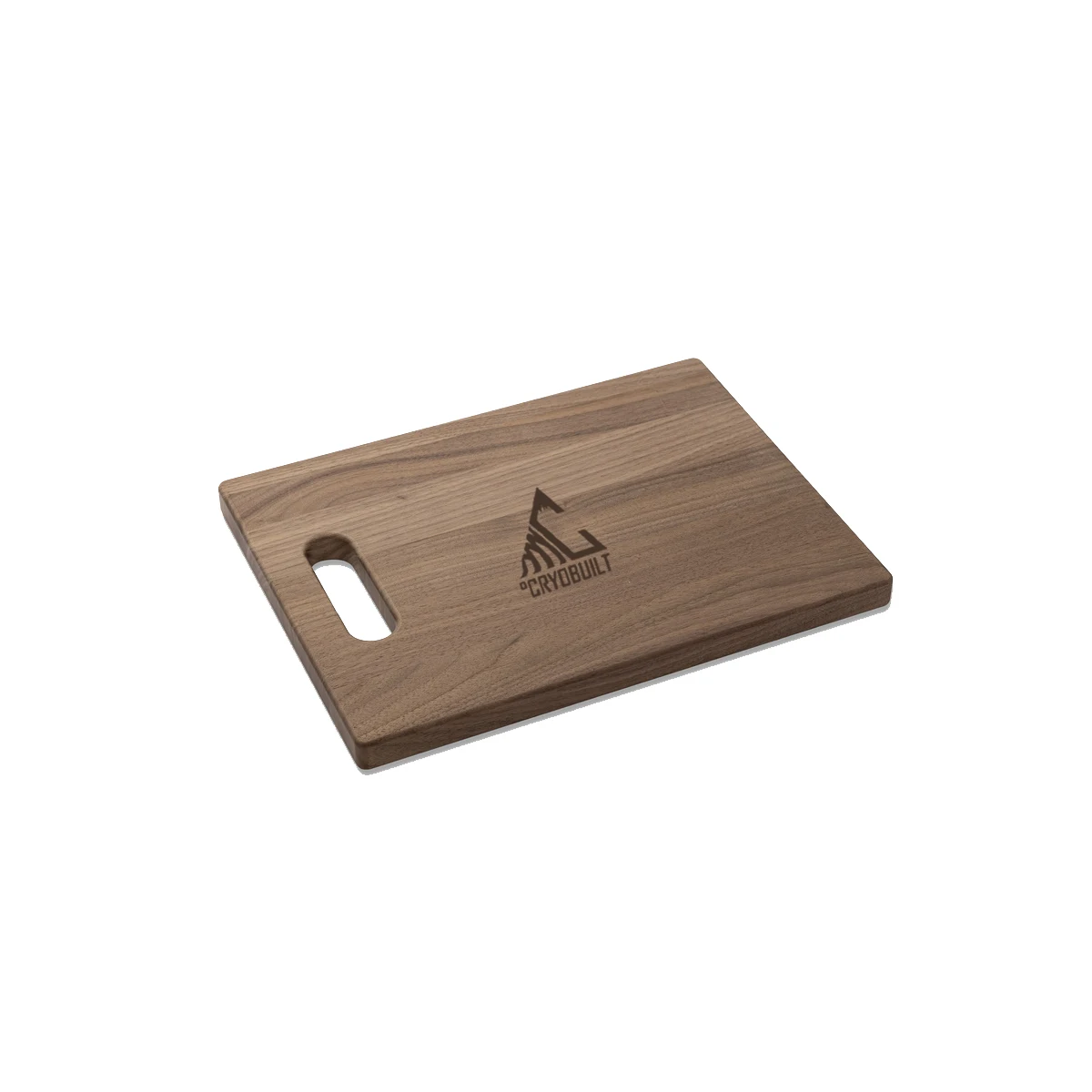 Small Walnut Cutting Board with Cutout Handle 12"x9"x3/4" 1