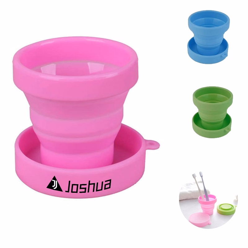 5Oz Silicone Travel Folding Water Cup
