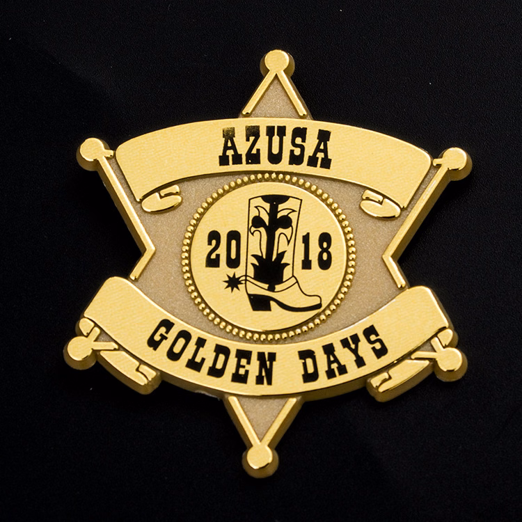 Waling Dead Sheriff Badge Western Cowboy Deputy Ranger