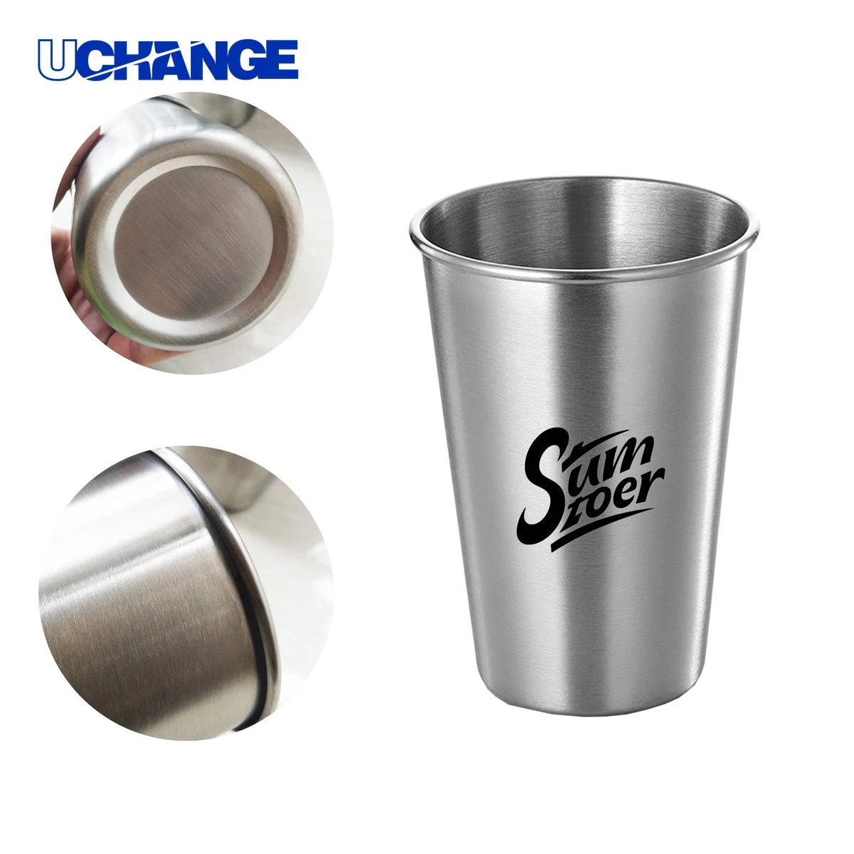 Stainless Steel Cup Container (16.9 Ounce) 1