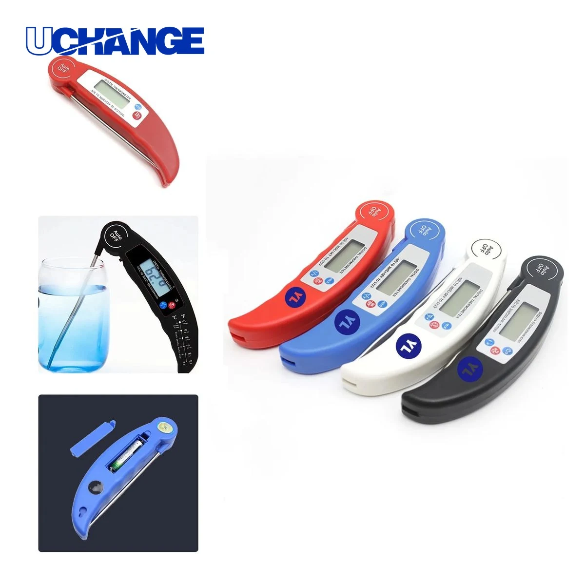 Digital Food Thermometer Probe Tool for BBQ 1