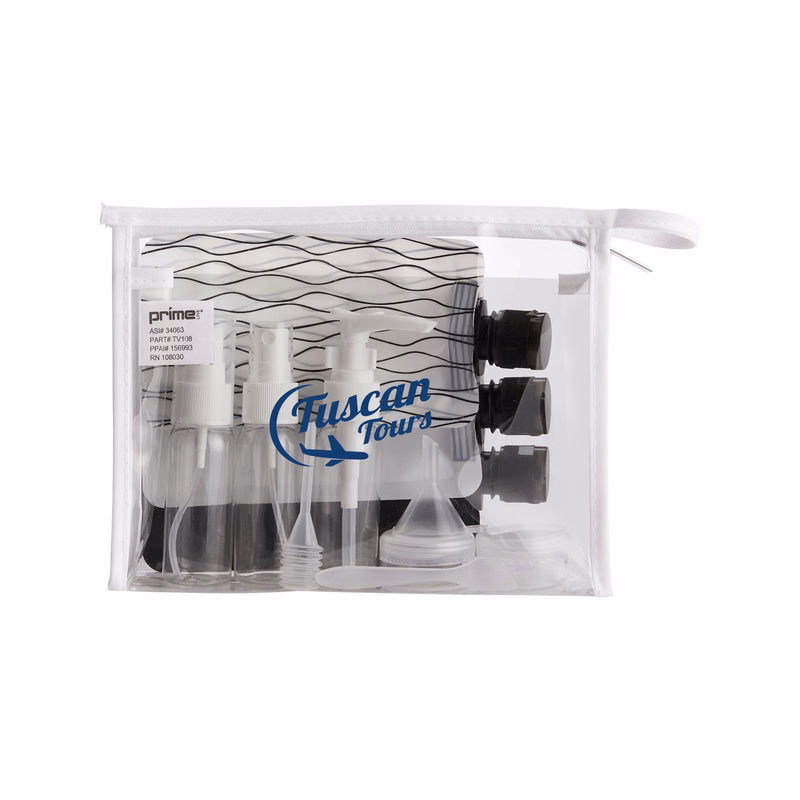 In Transit Travel Bottle Set And Bag