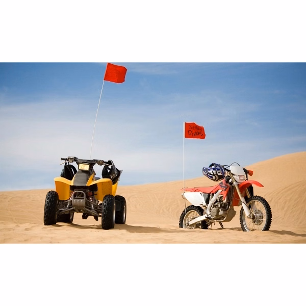 Screen Sublimation Bike Flags - Nylon
