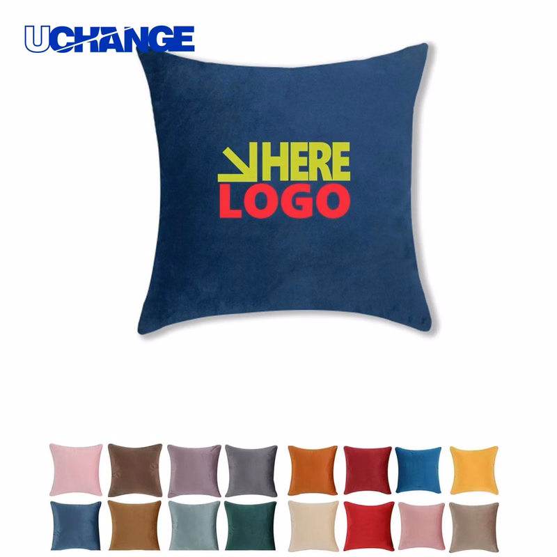 Velvet Cushion Pillow Case for Sofa Decoration