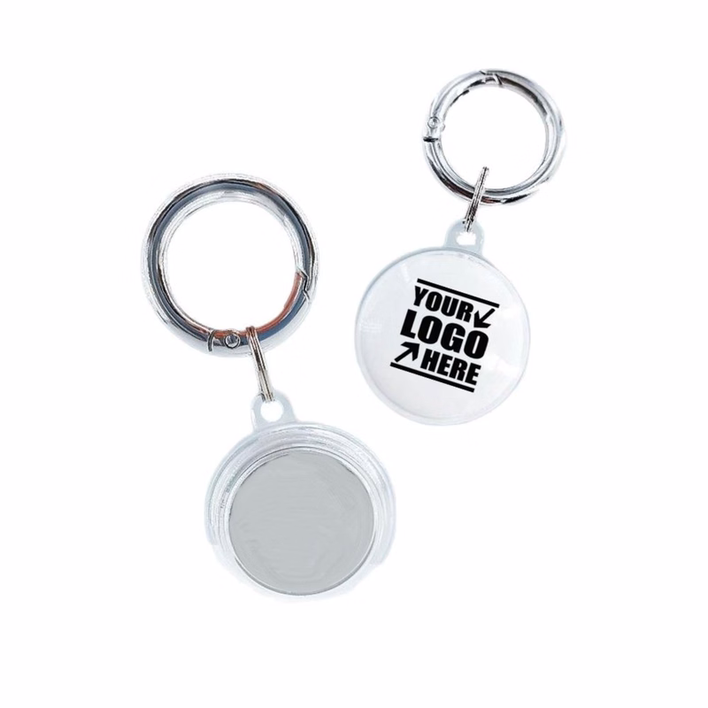 Clear Tracker Protective Holder Key Ring