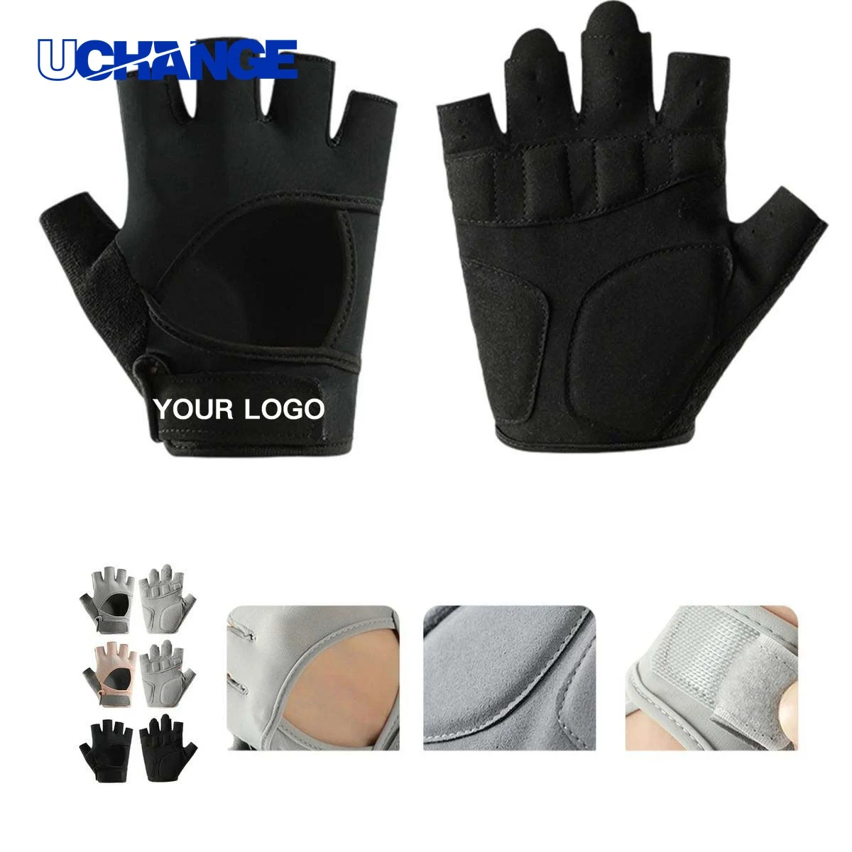 Breathable Cycling Gloves Pair with Padded Palms 1