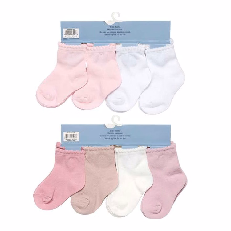 Infant/Toddler Girls Socks Assorted Colors