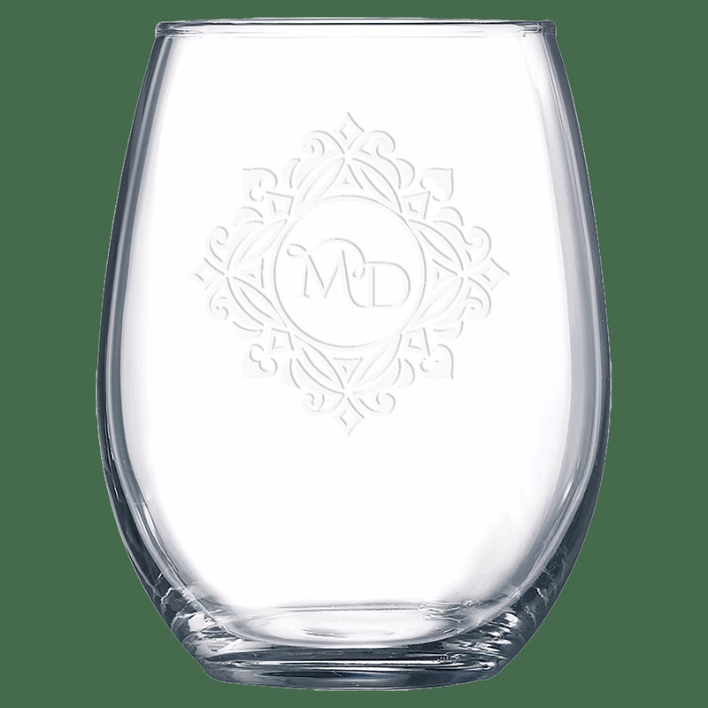Polar Camel 15 oz Clear Stemless Wine Glass