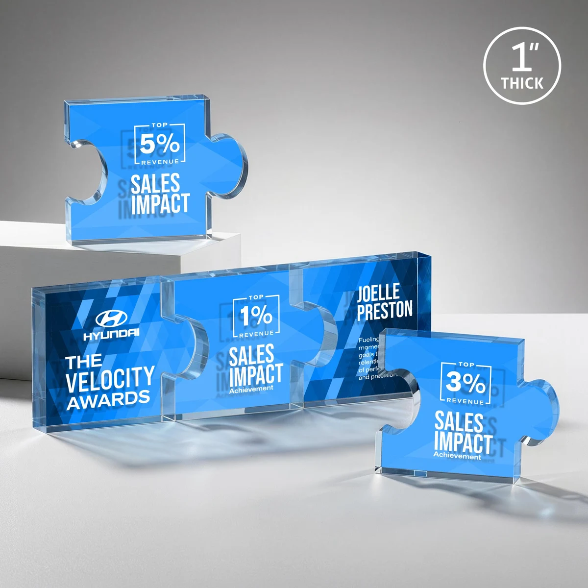 Jigsaw VividPrint™ Double Sided Award - Small 1