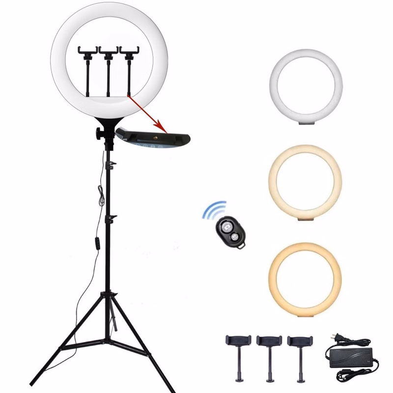 Remote Led Selfie Ring Light Live Photo Lamp