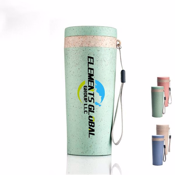 Wheat Straw Double-Layer Insulation Hand-Made Cup