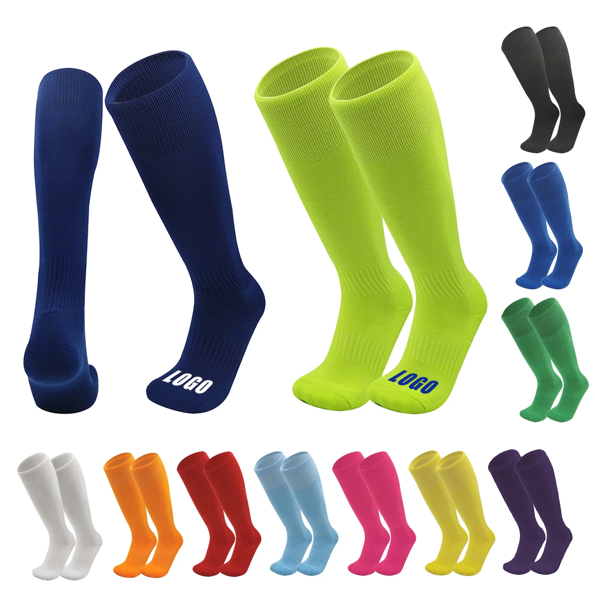 Sport Athletic Knee High Socks 1