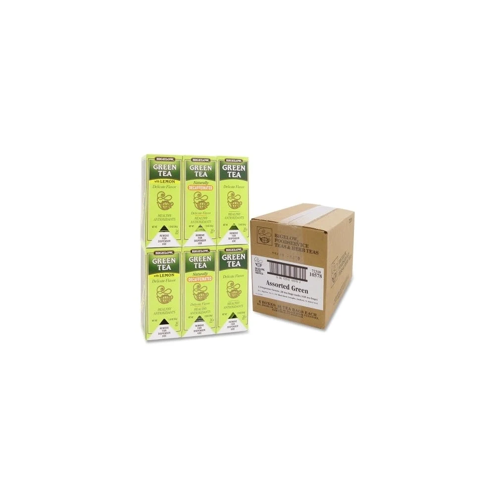 Green Tea Assortments - 3 Flavors Individually Wrapped 1