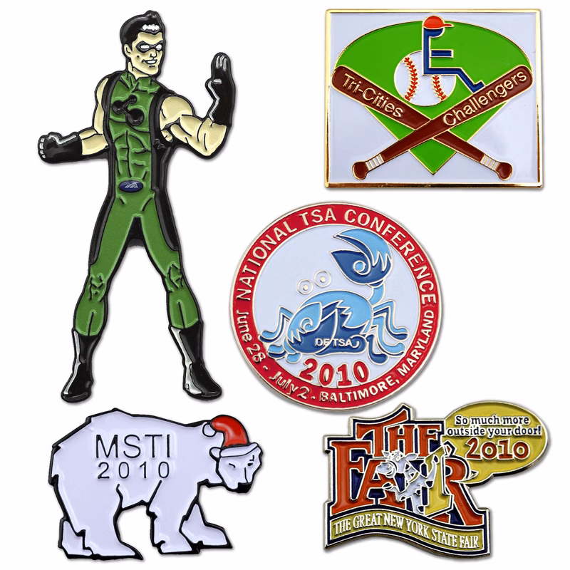 3/4''Economy Die Struck Soft Enamel Lapel Pin