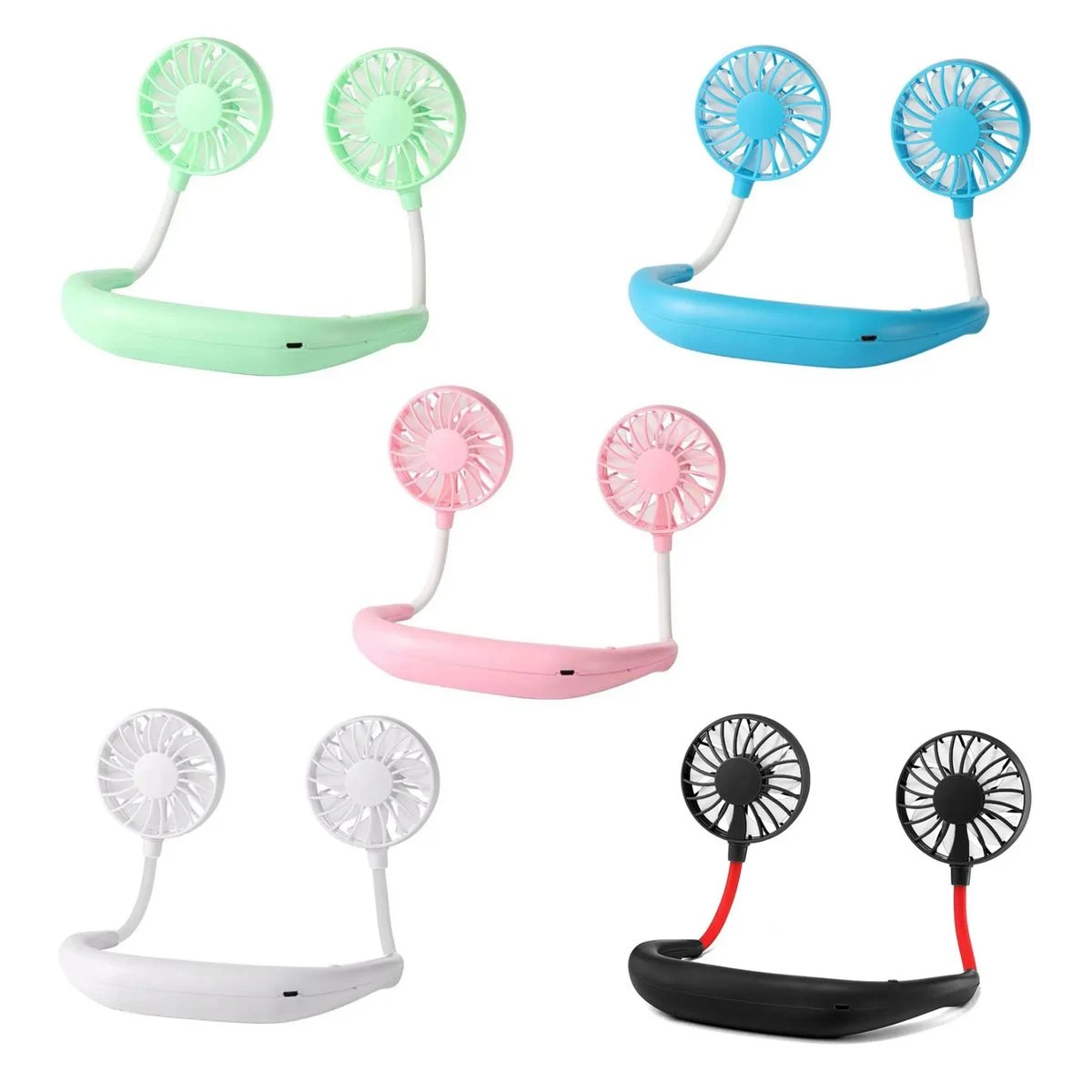 Dual Breeze Hands Free Neck Fan 1