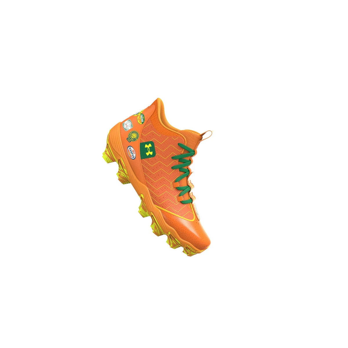 UA Harper 9 'Bring The Juice' Jr. Boys' Baseball Cleats 1