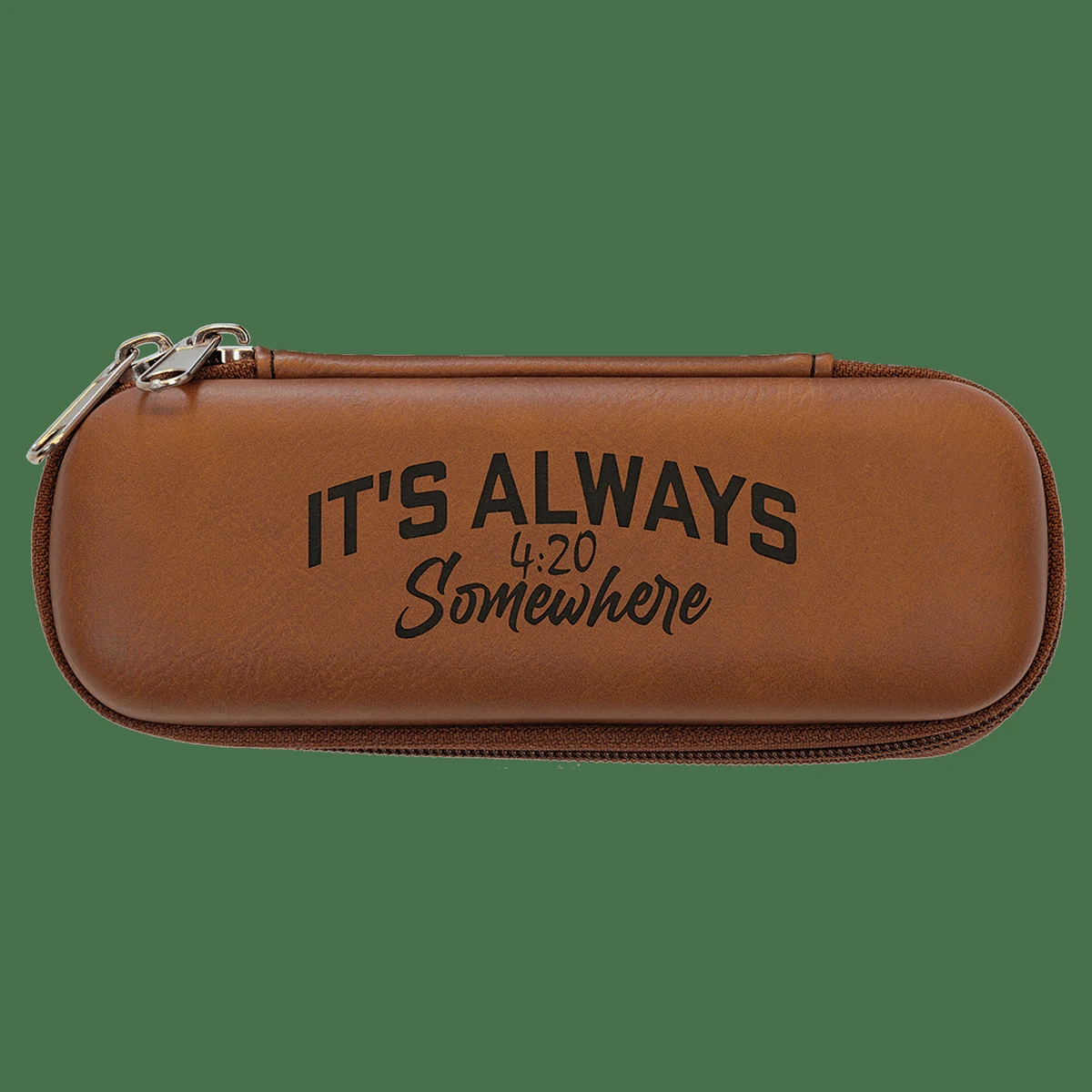 7" x 2 1/2" Rawhide X 1 3/4" Leatherette Smoke Case 1