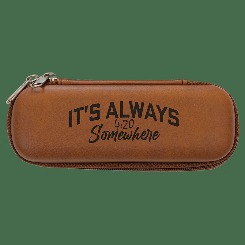7" x 2 1/2" Rawhide X 1 3/4" Leatherette Smoke Case