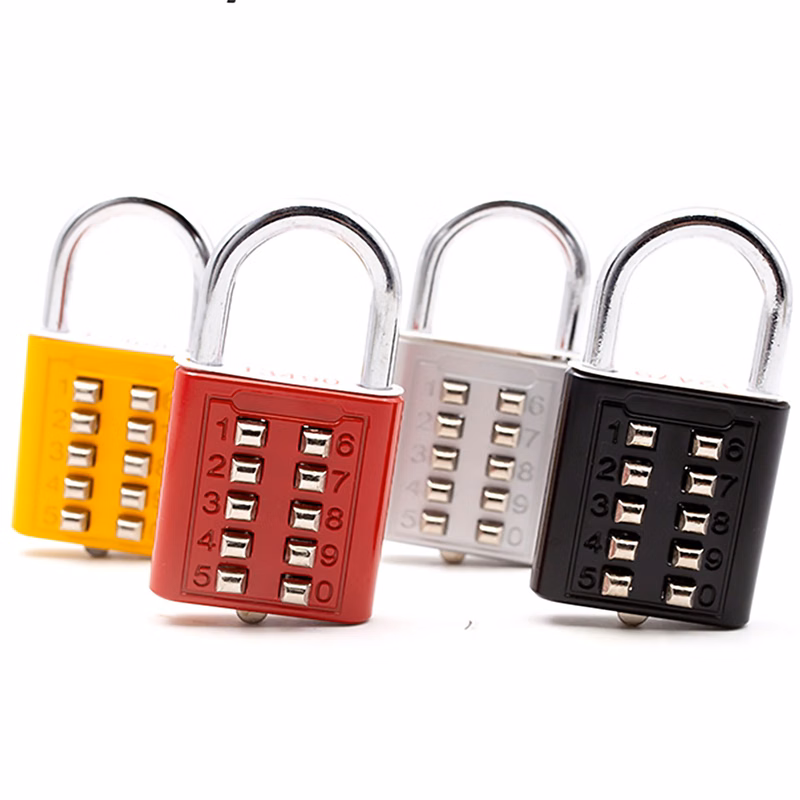 Alloy Button Combination Lock