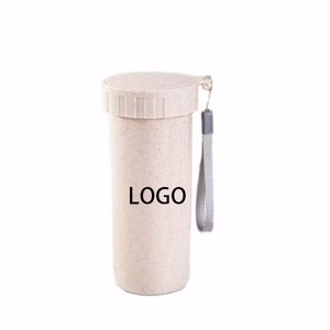 160Z Portable Wheat Straw Water Bottle
