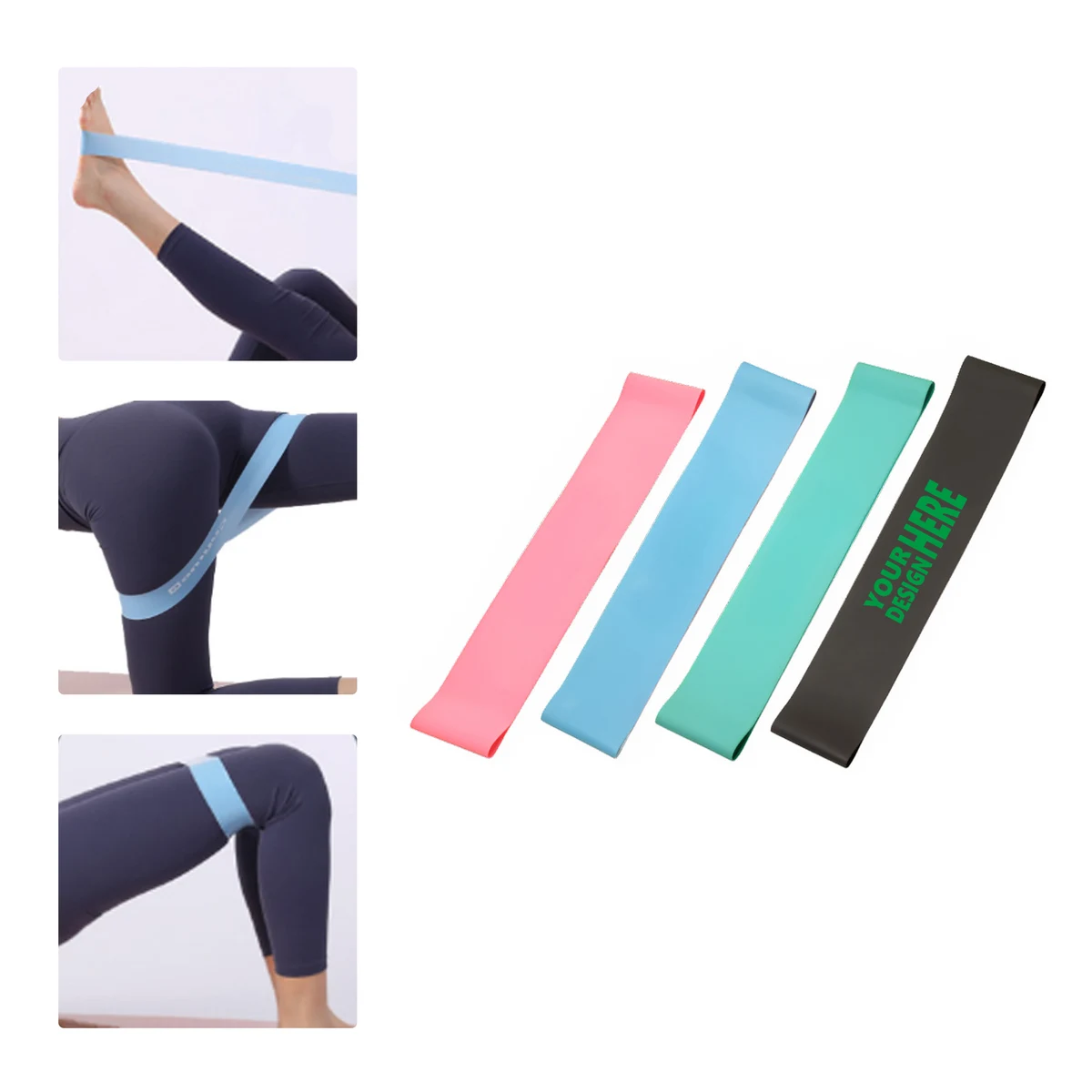 MOQ 50 Yoga Latex Resistance Band for Fitness and Squats 1