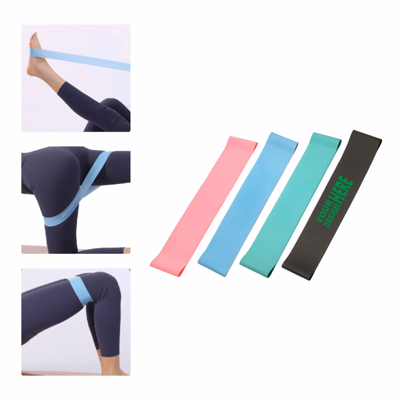 MOQ 50 Yoga Latex Resistance Band for Fitness and Squats