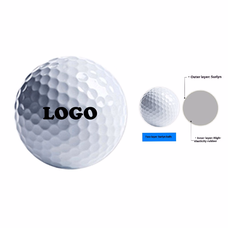 MOQ 100 pcs Logo Golf Balls