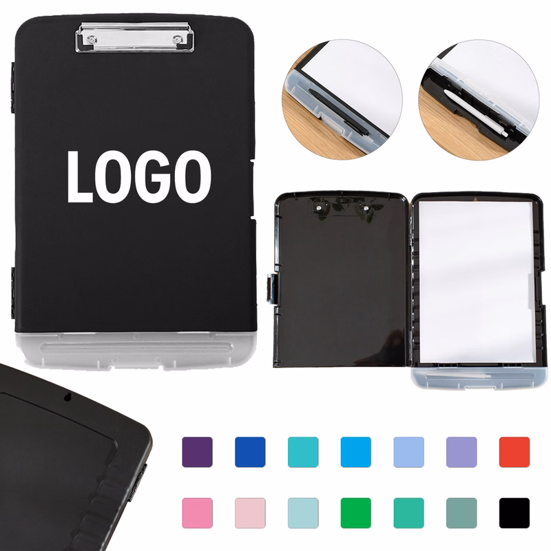 A4 Clipboard Storage Box With Pen Holderith Writing Surface