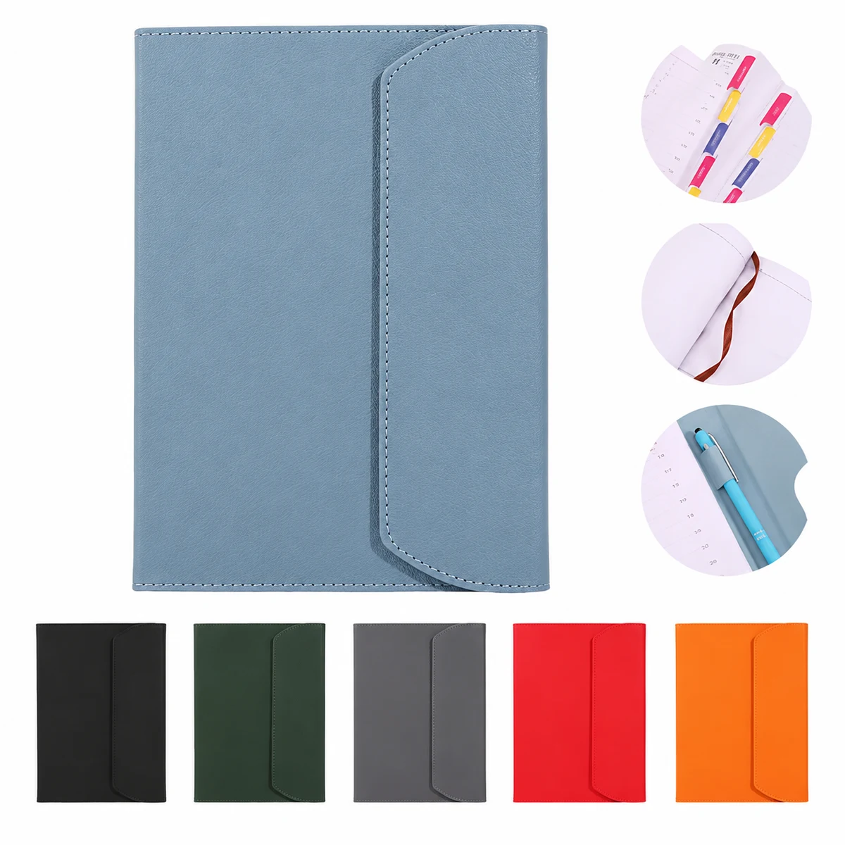 A5 Leather Day Planner Notebook 1