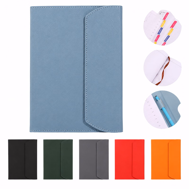 A5 Leather Day Planner Notebook