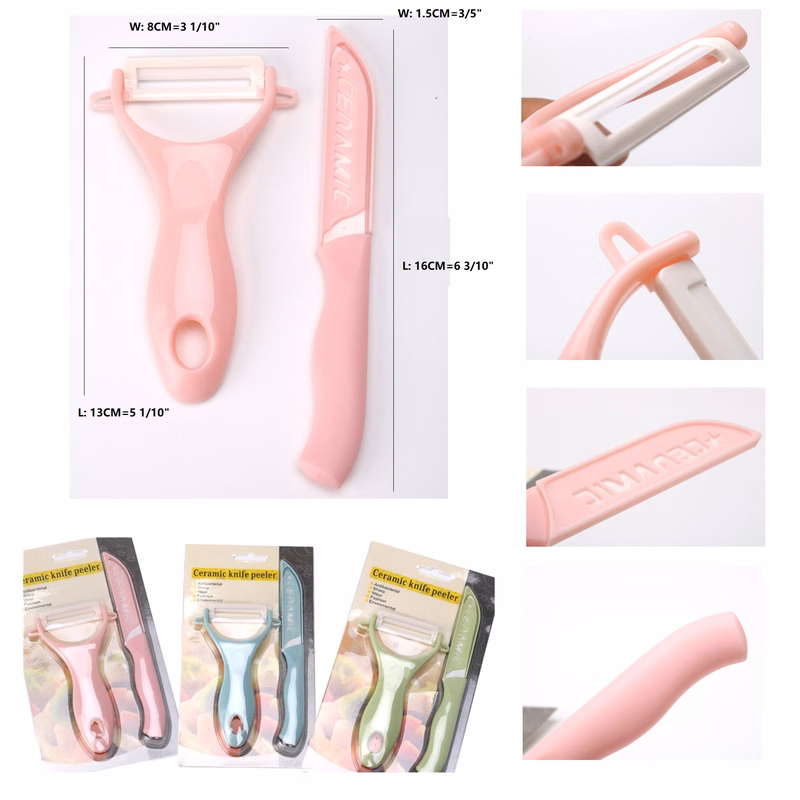 Ceramic Knife and Peeler 2pcs/set