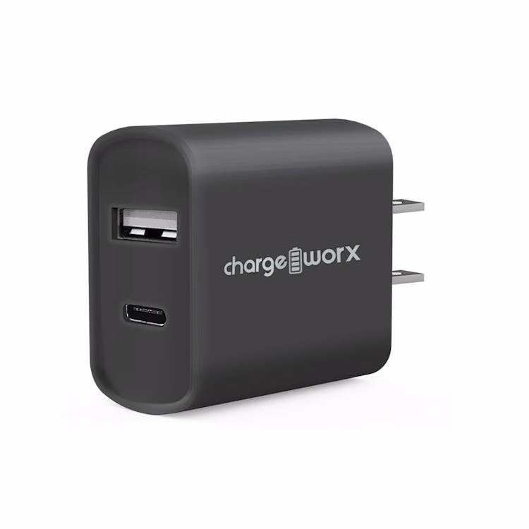 USB and USB-C Wall Chargers - Black