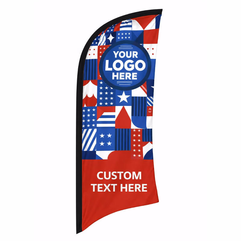 12' Feather Flag Replacement Single Sided (Fabric Only)