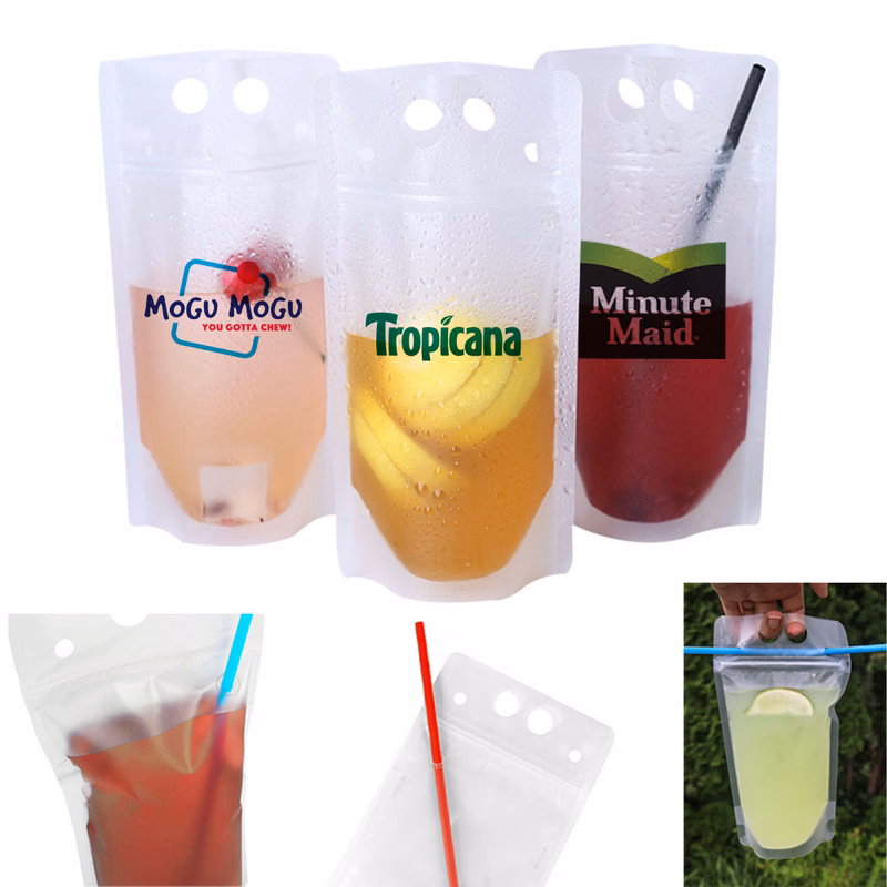 17 Oz Drink Pouch w/ Straw