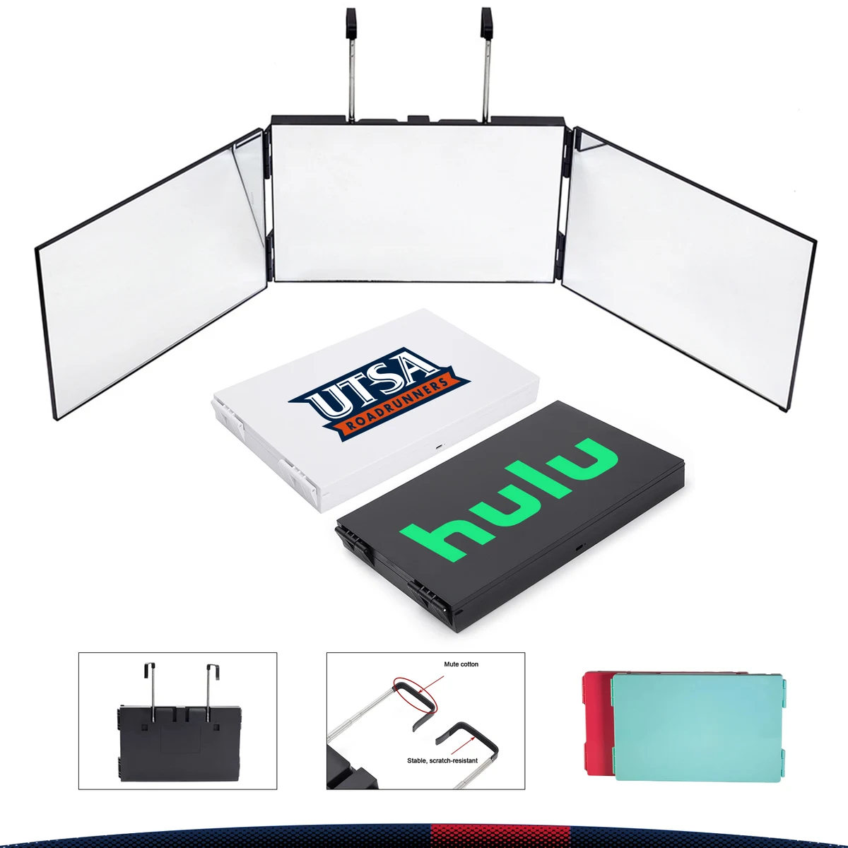 Mesliy Hanging Three-sided Folding Mirror 1