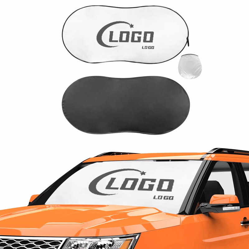Custom Foldable Car Windshield Arc Sunshade